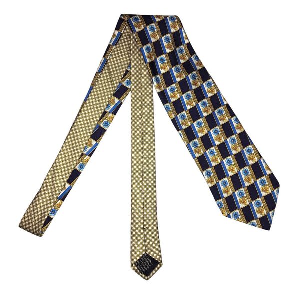 GIANNI VERSACE Men's 100% Silk Necktie Luxury Designer Tie 57x3.75